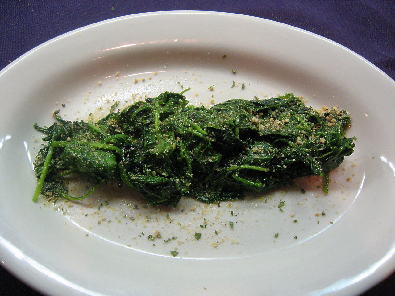 Sauteed Garlic Spinach