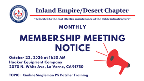 MSA IE/Desert Chapter Monthly Training/Lunch Meeting