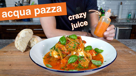 Pesce All’ Acqua Pazza (Fish In Crazy Water)