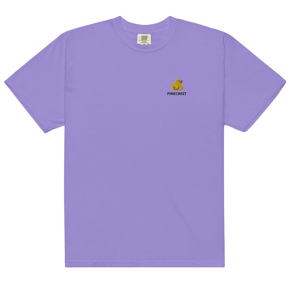 Thumbnail: Pinecrest Duck! Unisex garment-dyed heavyweight t-shirt