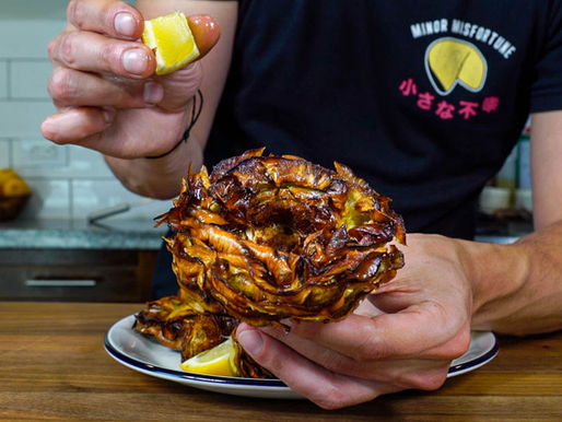 Deep Fried Blooming Artichoke