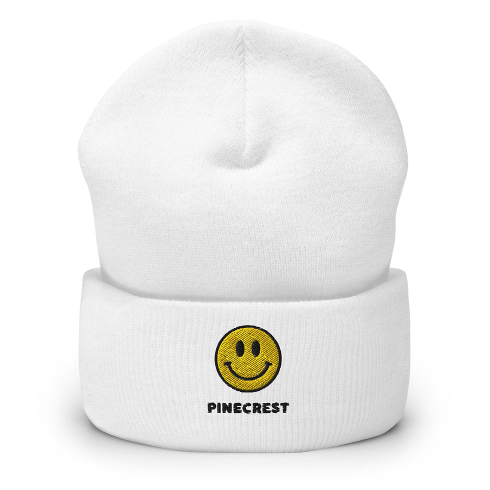 Thumbnail: Pinecrest Smiley - Cuffed Beanie