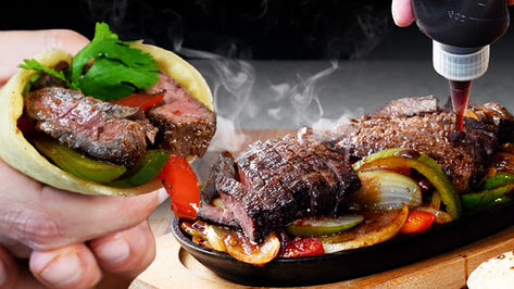 Sizzling Sauce Fajitas