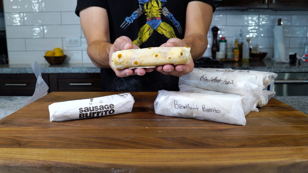 McDonald’s Style BREAKFAST BURRITOS in 30 seconds