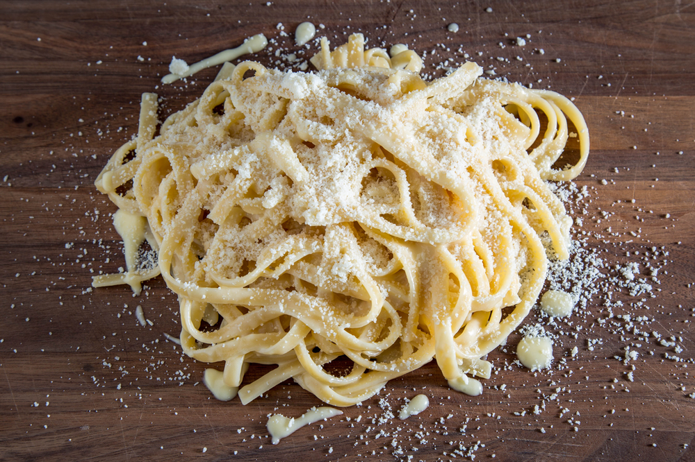 the ORIGINAL 3ingredient FETTUCCINE ALFREDO recipe WITHOUT CREAM