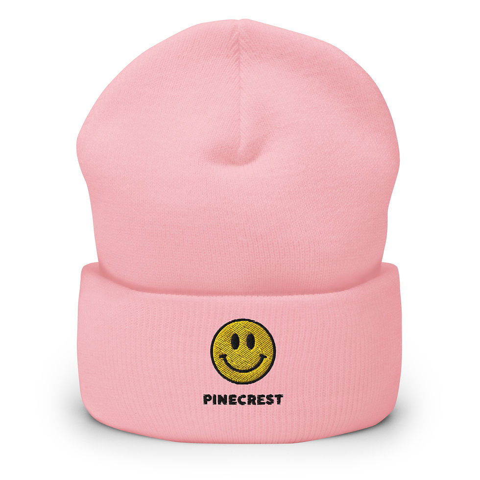 Thumbnail: Pinecrest Smiley - Cuffed Beanie