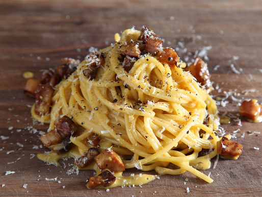 how to make AUTHENTIC CARBONARA sauce