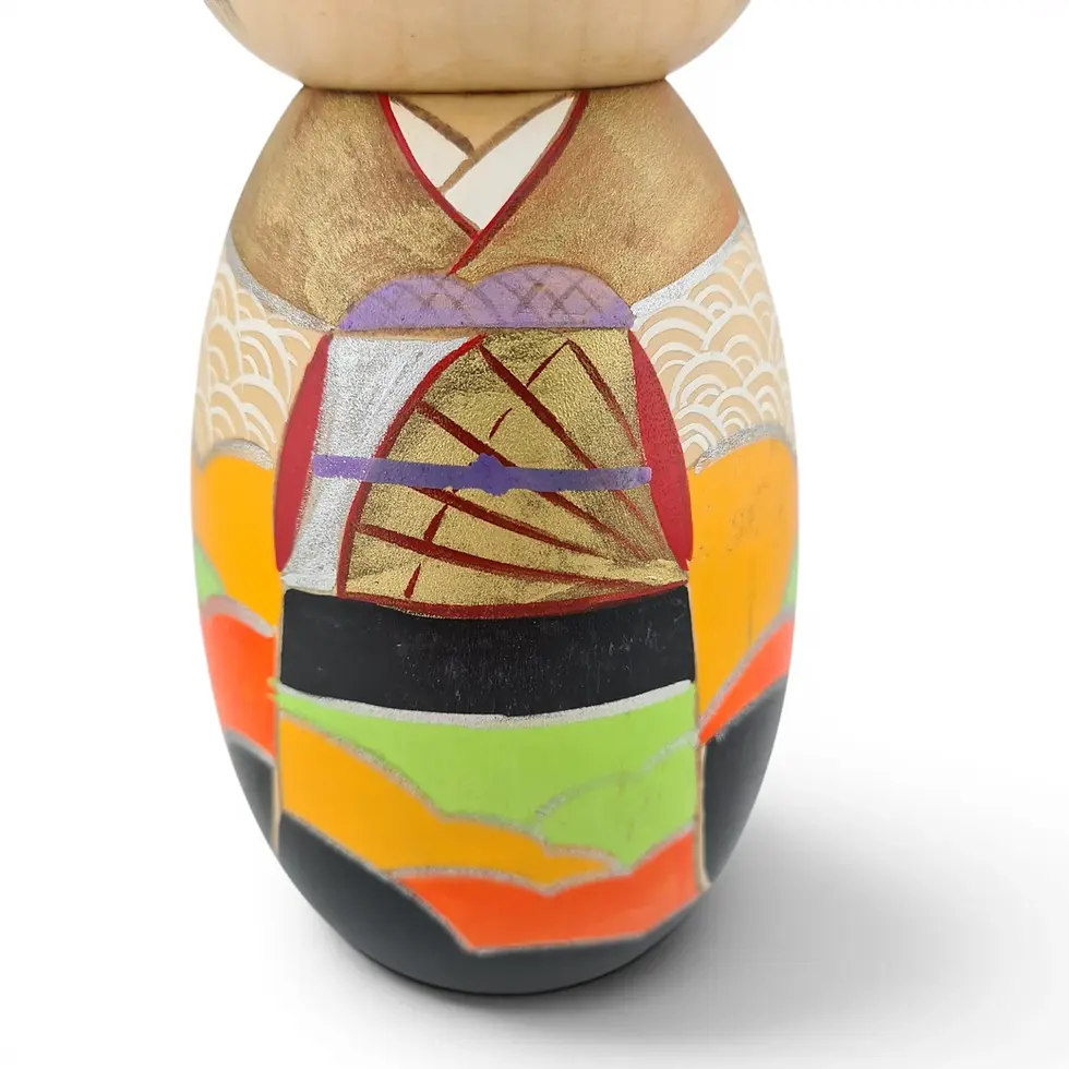 Miniatura: bambola giapponese kokeshi