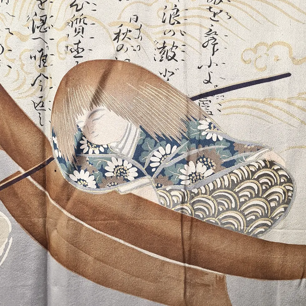 Miniatura: giacca haori giapponese kimono