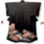 kimono giapponese kurotomesode