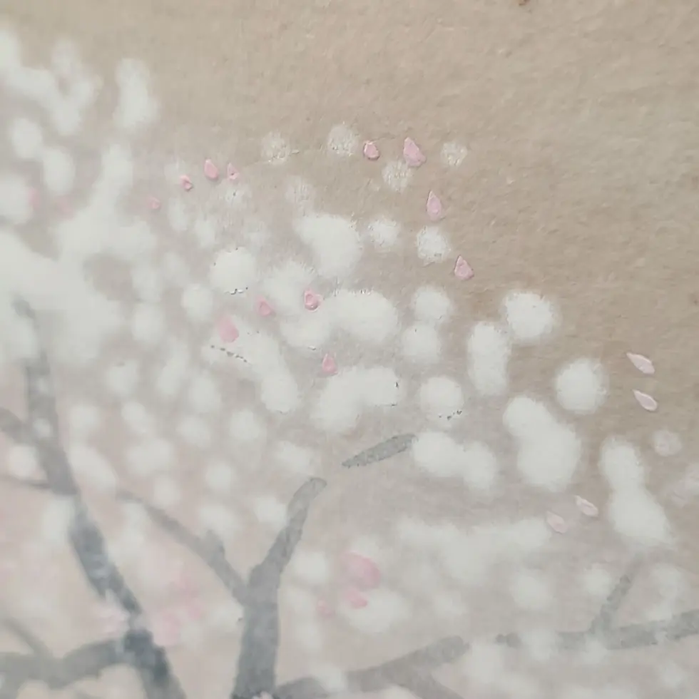 Miniatura: dipinto giapponese kakejiku kyoto