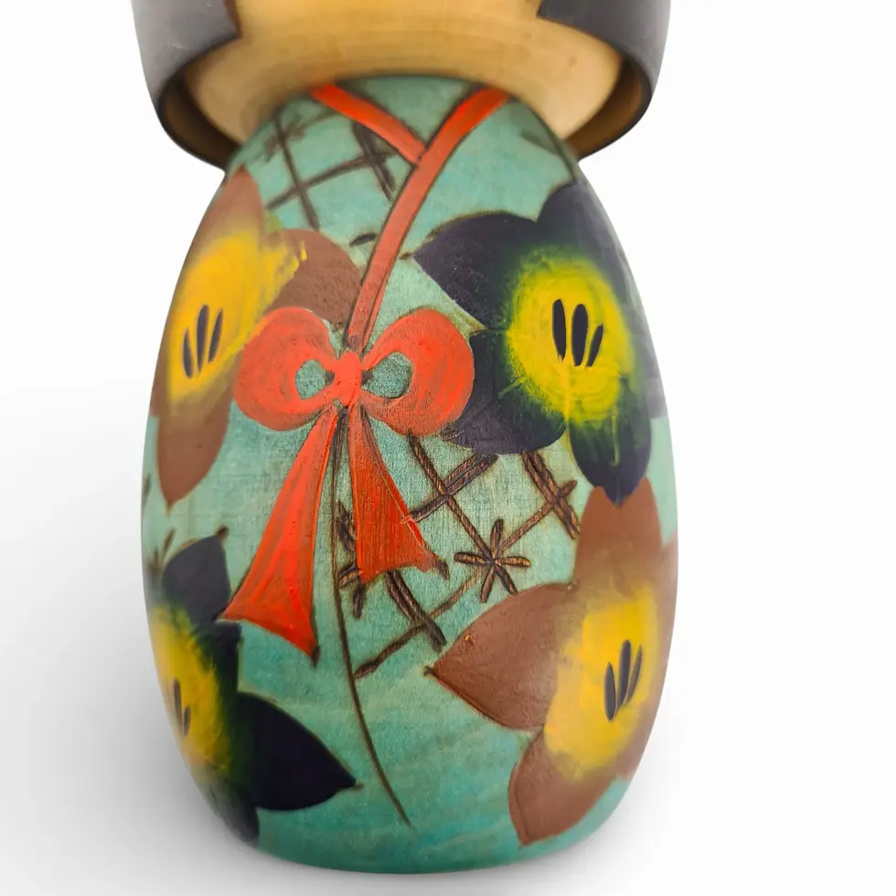 Miniatura: bambola giapponese kokeshi