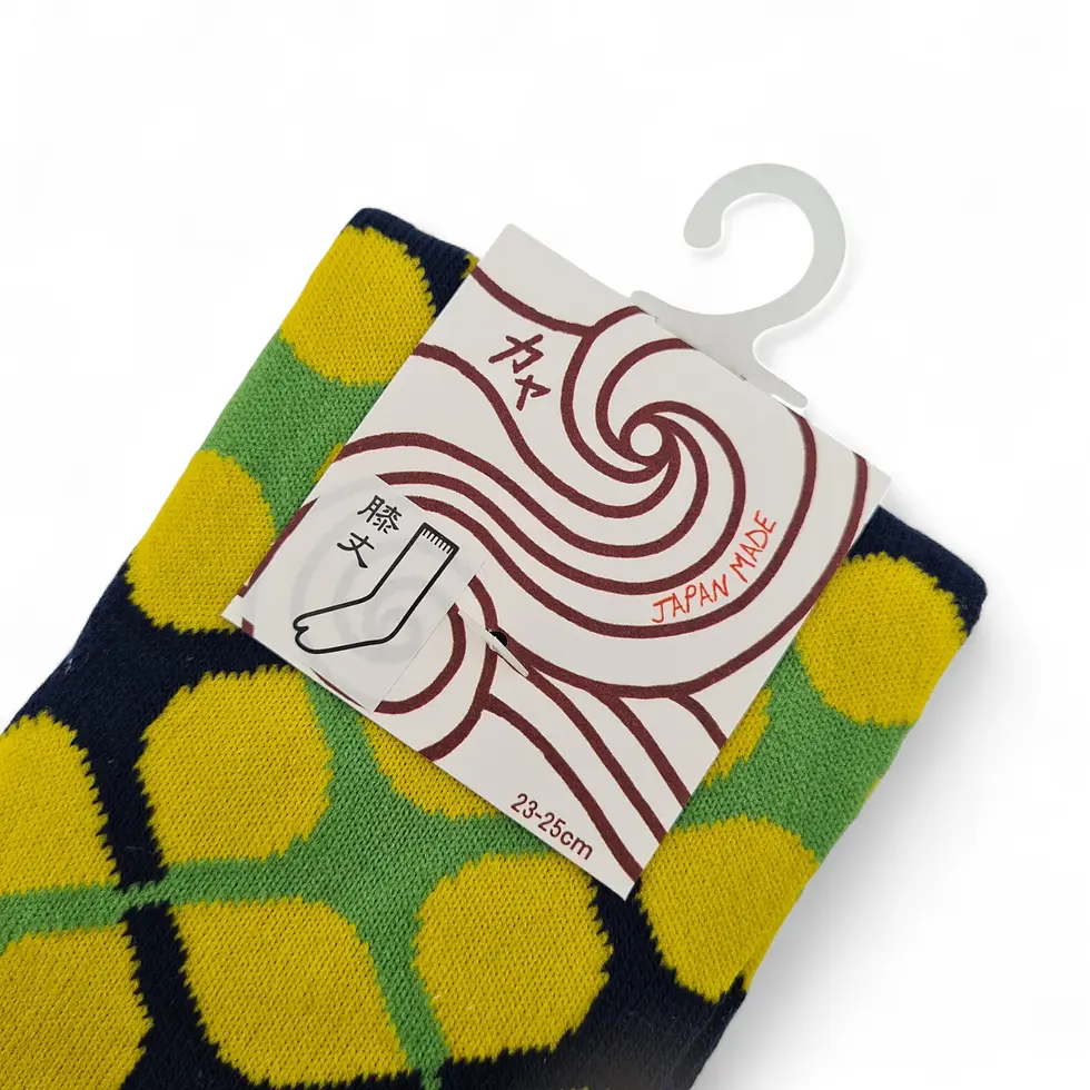 Miniatura: calzini giapponesi tabi gialli