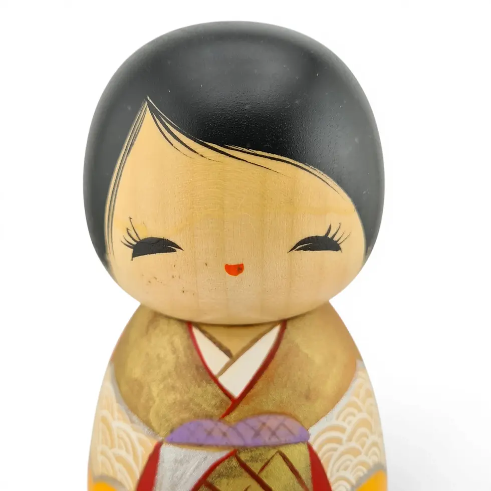 Miniatura: bambola giapponese kokeshi