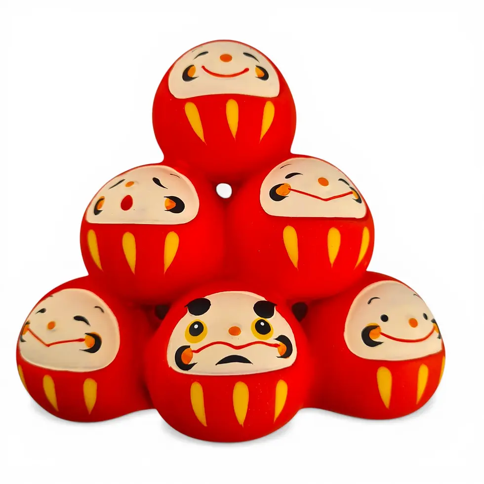 Miniatura: porta fortuna daruma