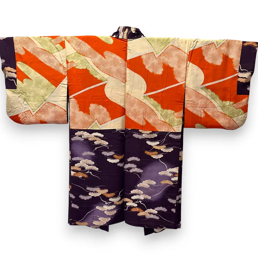 Miniatura: haori vintage in seta