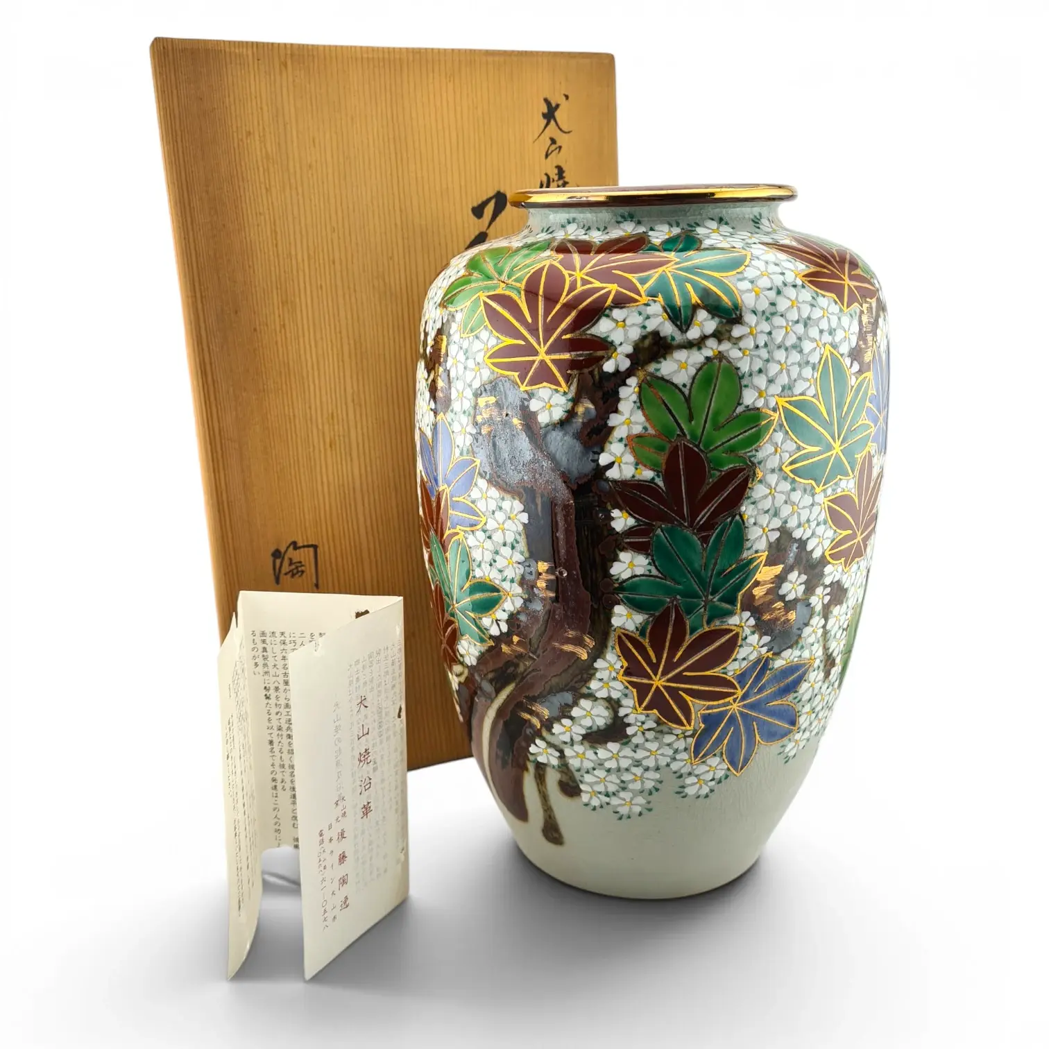vaso giapponese acero e sakura
