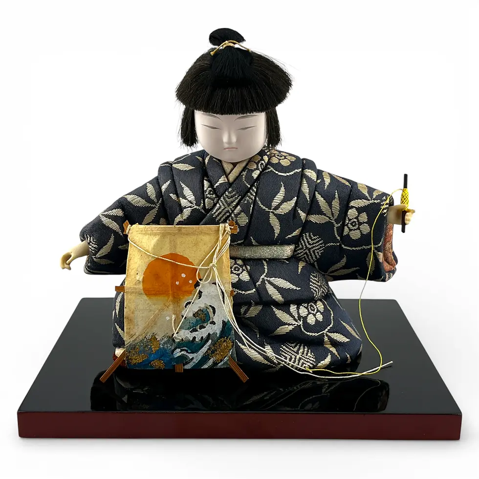 bambola giapponese kimekomi ningyo