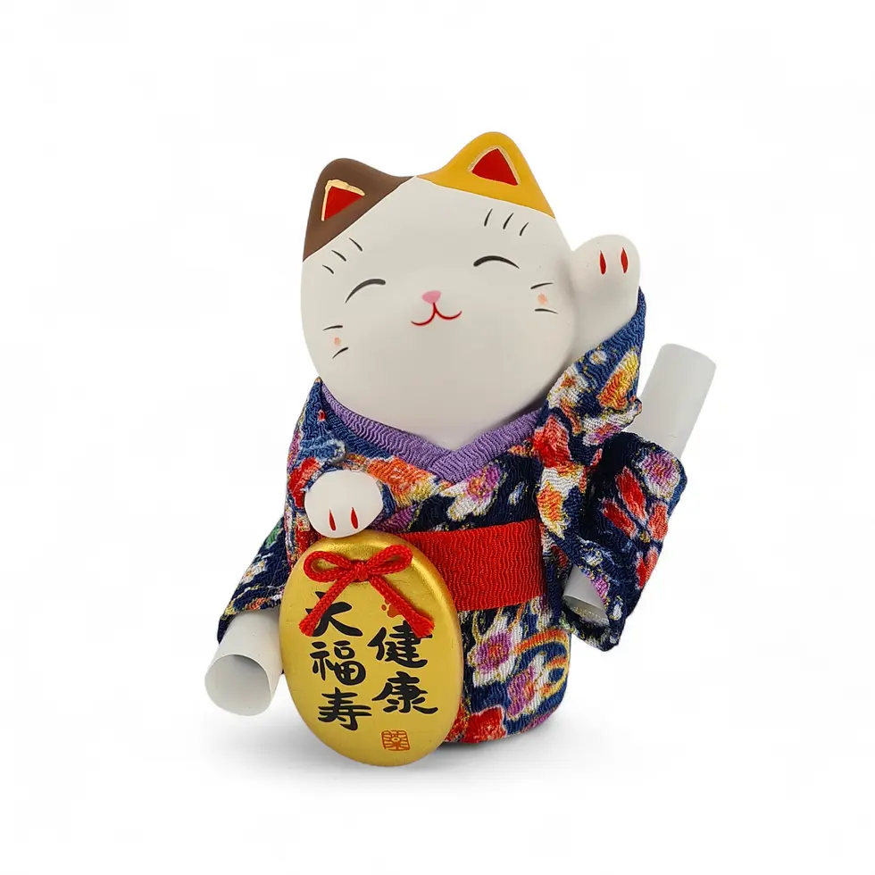 gatto manekineko giapponese portaforuna