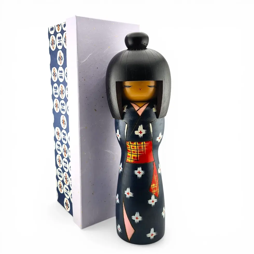 Miniatura: bambola giapponese kokeshi