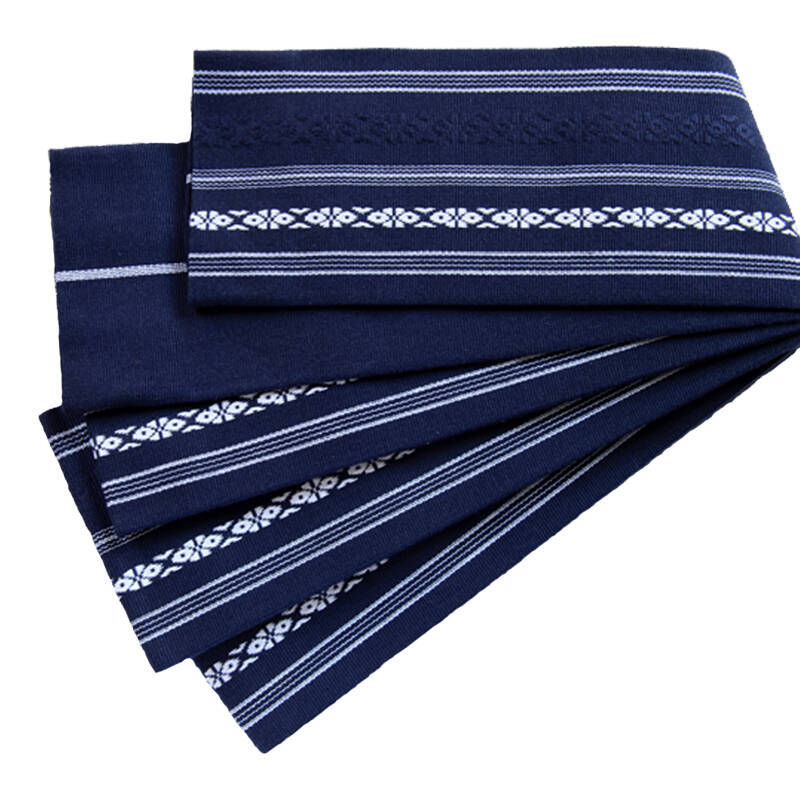 cintura giapponese kaku obi blu