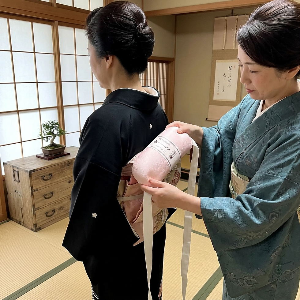 cuscino obi makura per kimono vestizione