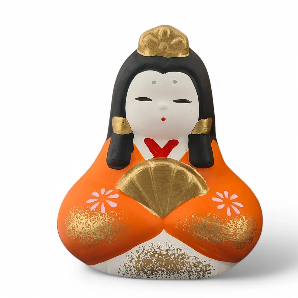 Miniatura: portafortuna giapponese hina doll