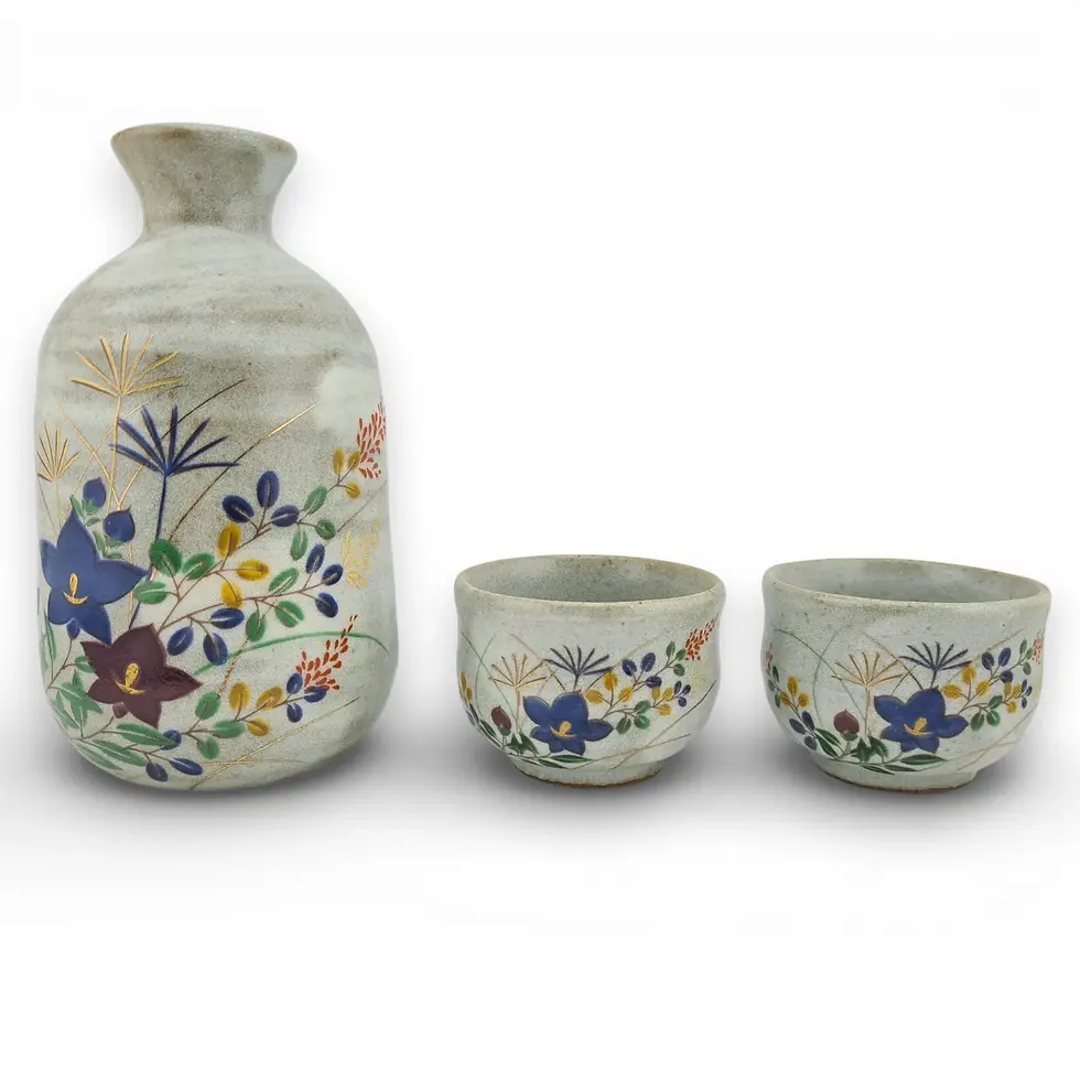 Miniatura: servizio sake giapponese kutani