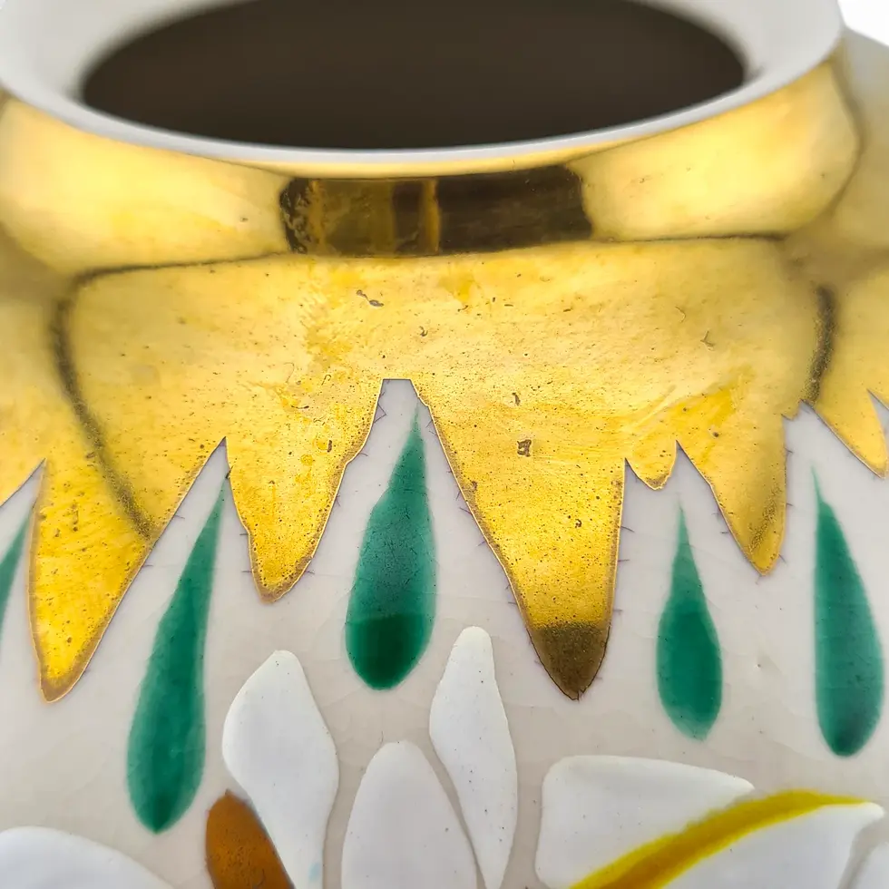 Miniatura: vaso giapponese kutani