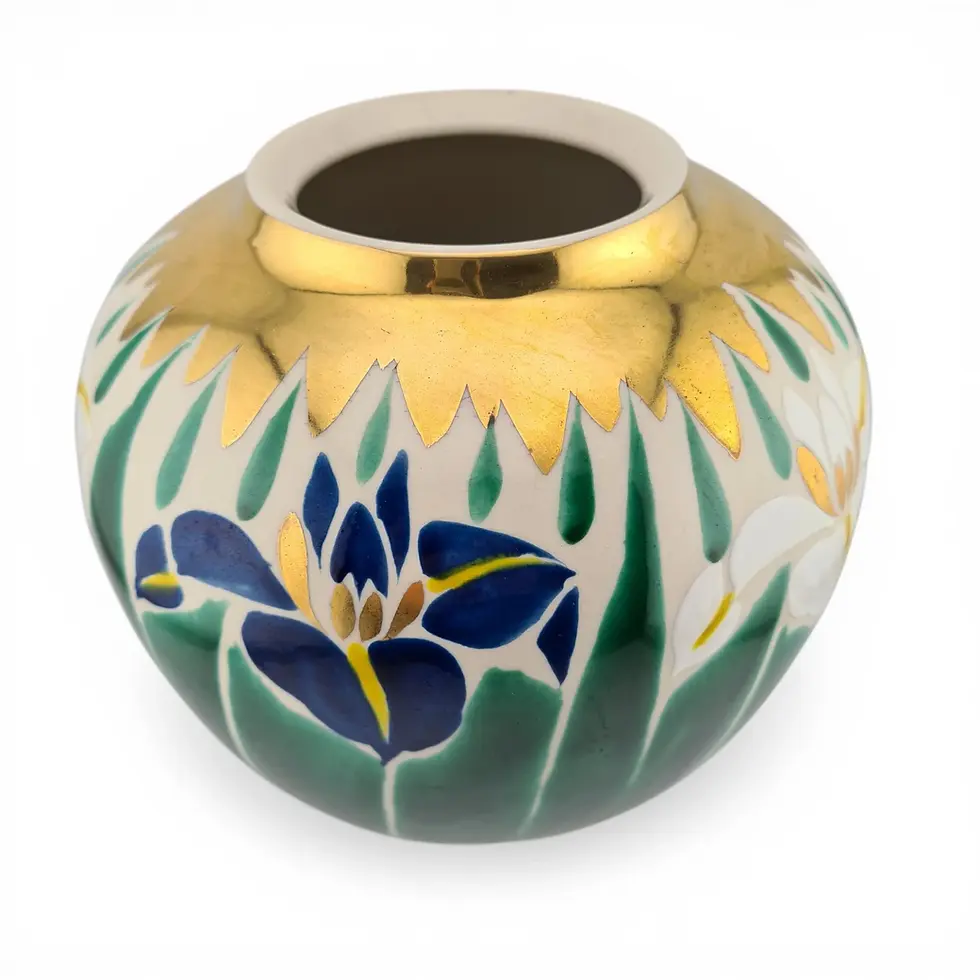 vaso giapponese kutani