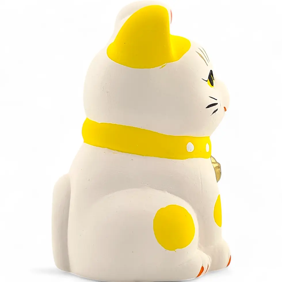 Miniatura: gatto portafortuna giapponese manekineko