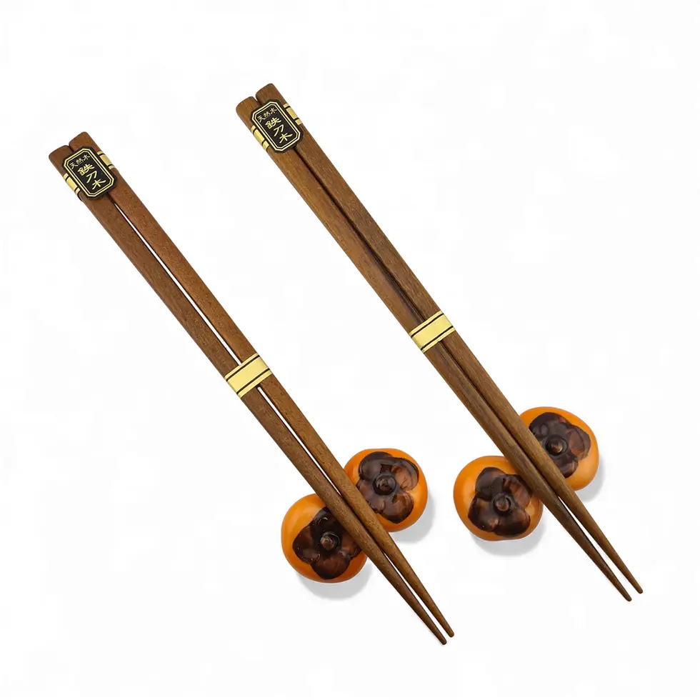 Miniatura: poggia bacchette giapponesi cachi