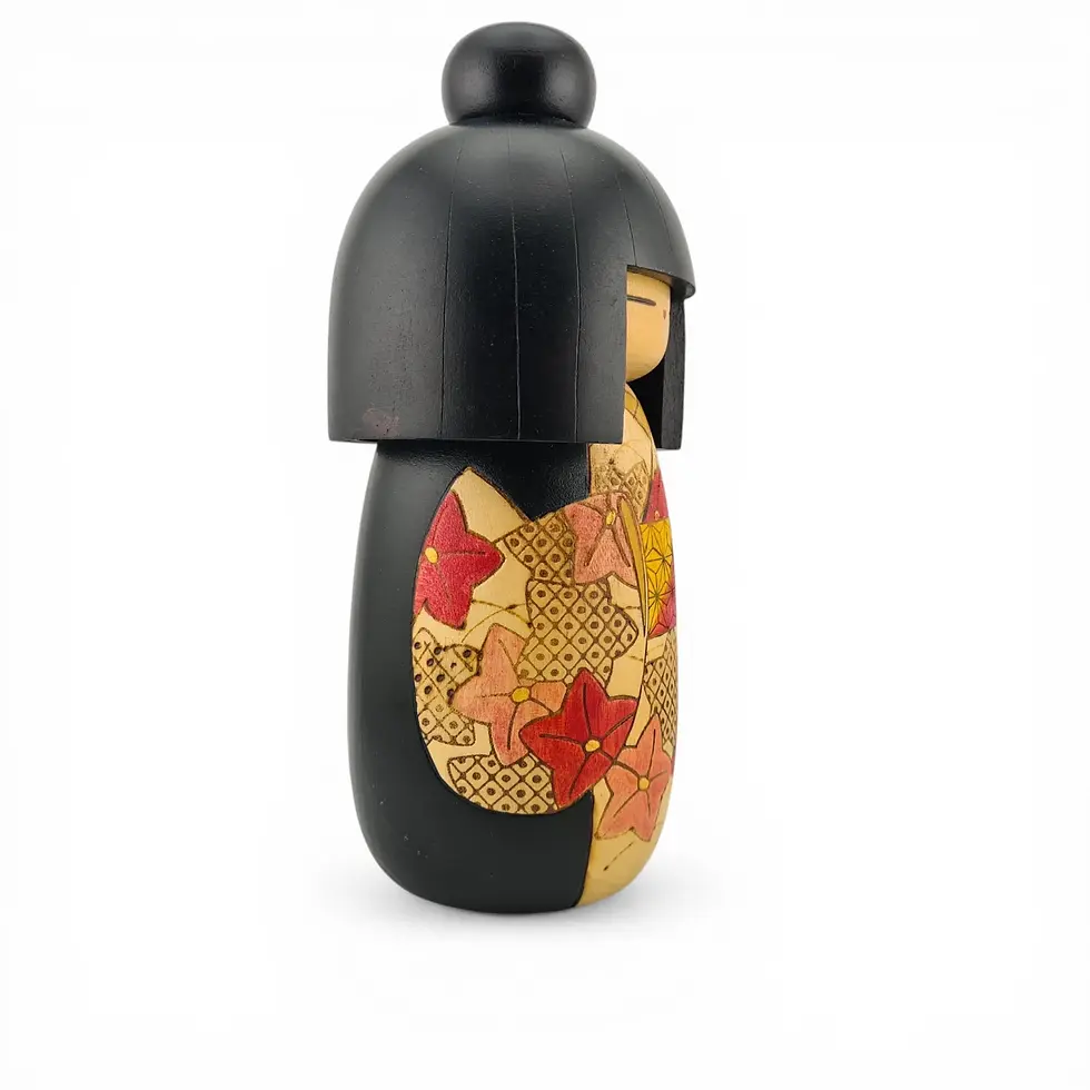 Miniatura: bambola giapponese kokeshi kazuo