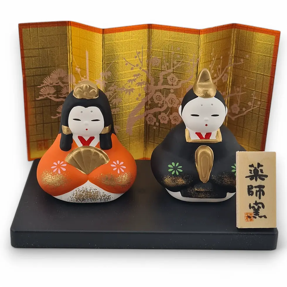portafortuna giapponese hina doll