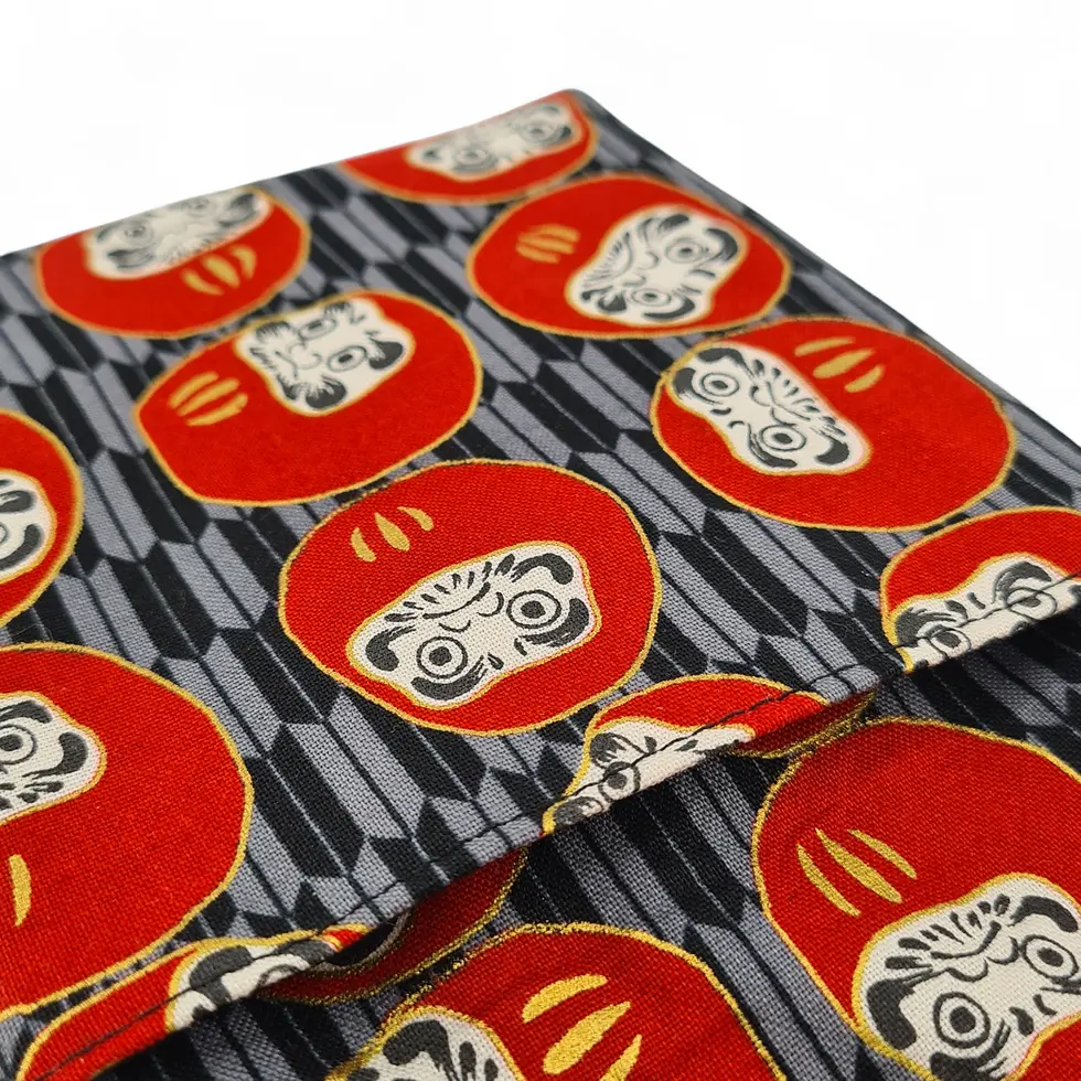 Miniatura: borsa giapponese gamaguchi daruma