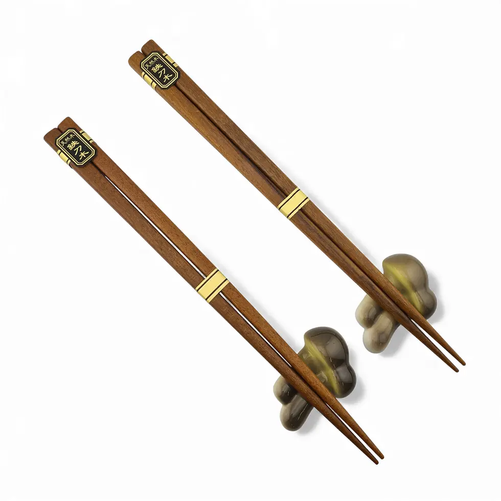 Miniatura: poggia bacchette giapponesi funghi