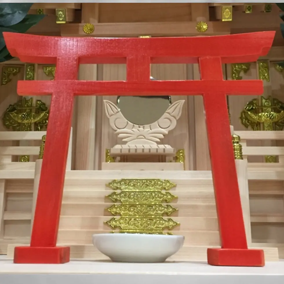 Miniatura: torii rosso giapponese