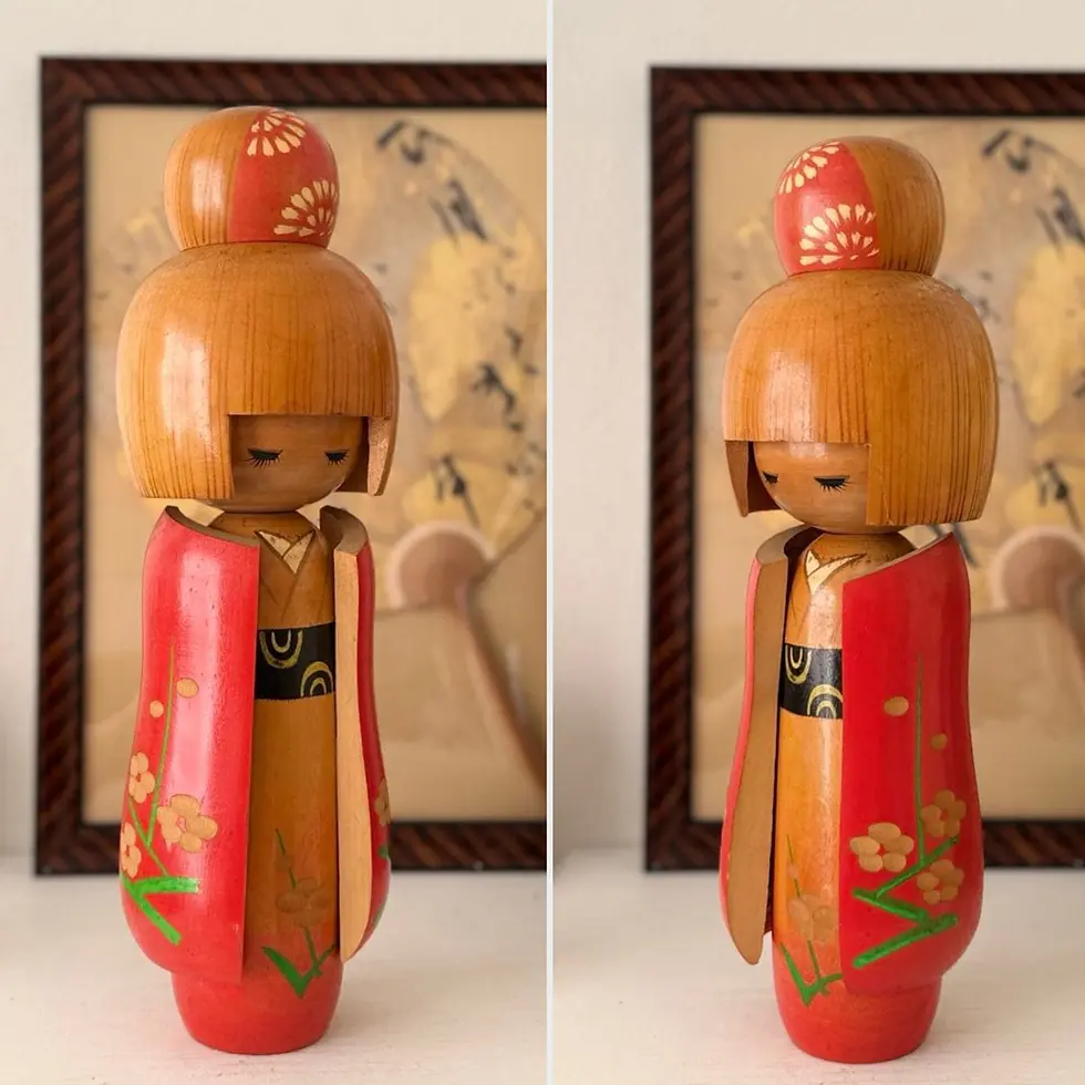 bambola kokeshi giapponese