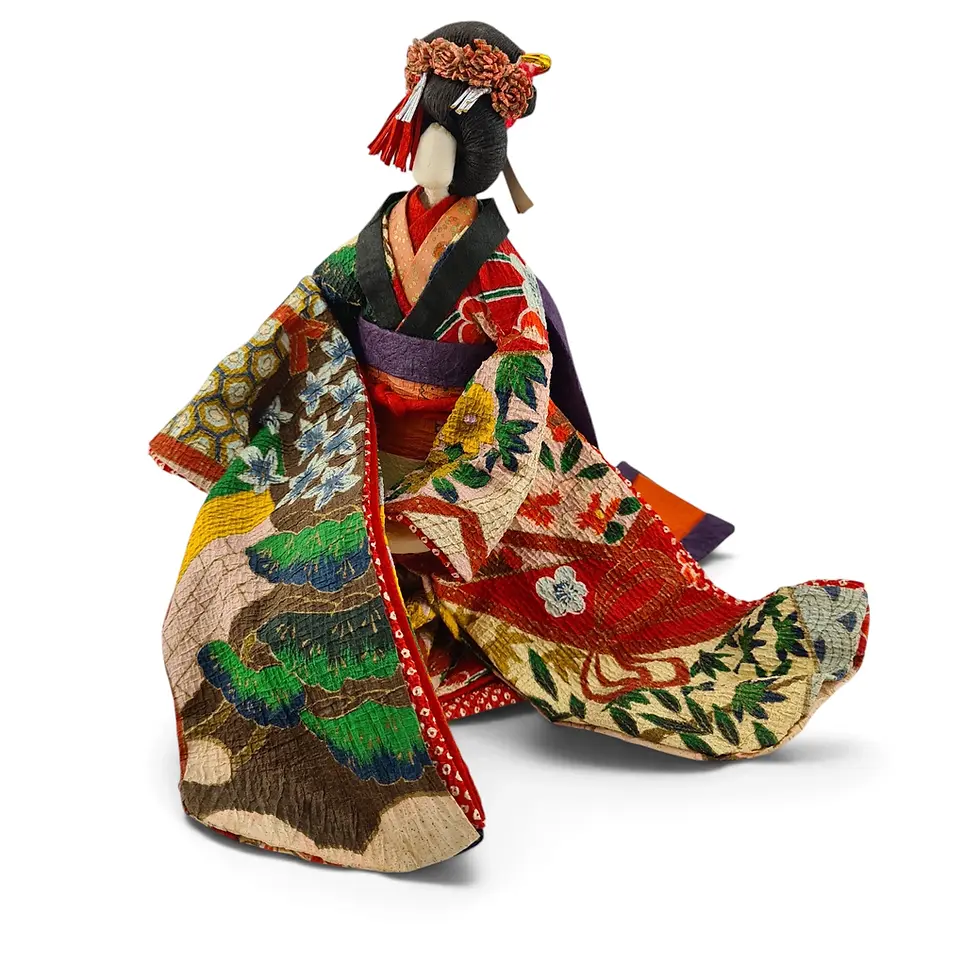 bambola giapponese washi origami