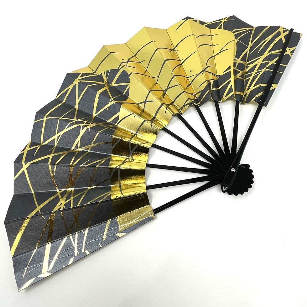 Miniatura: ventaglio giapponese da danza geisha
