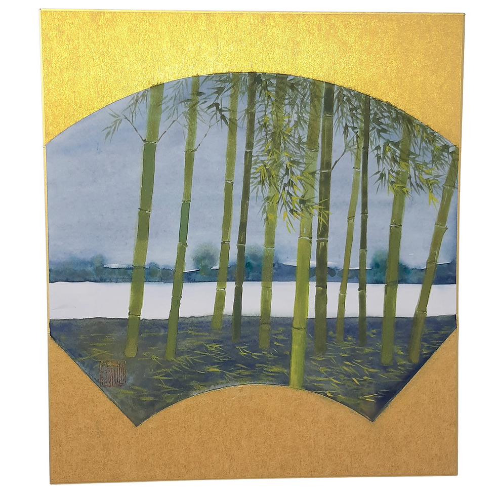 dipinti giapponesi shikishi