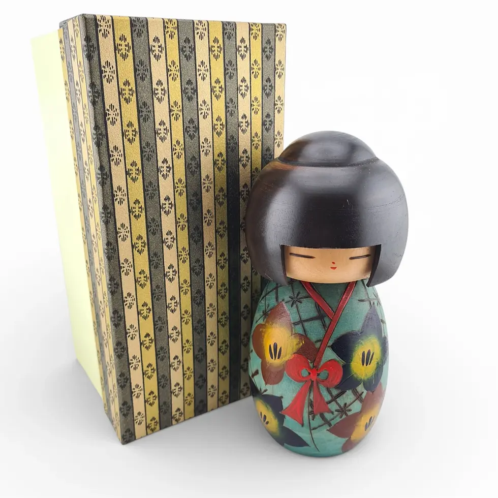 Miniatura: bambola giapponese kokeshi