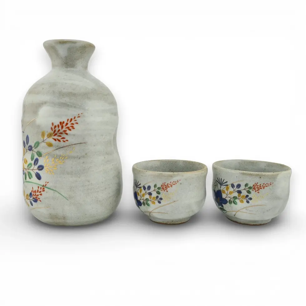 Miniatura: servizio sake giapponese kutani