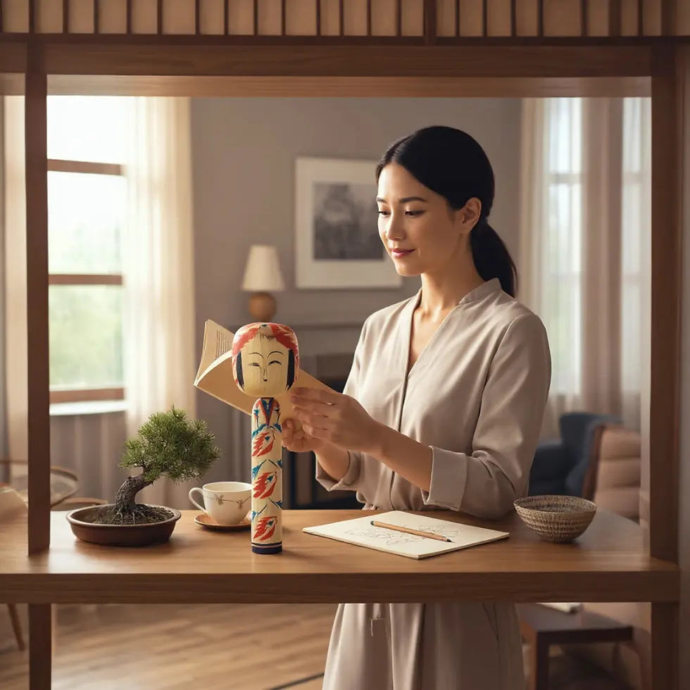 bambola giapponese kokeshi