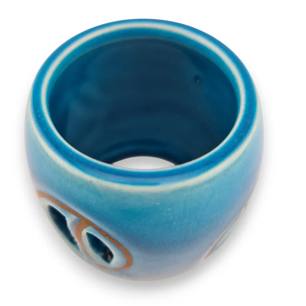 Miniatura: poggia mestolo giapponese futaoki per mestolo hishaku