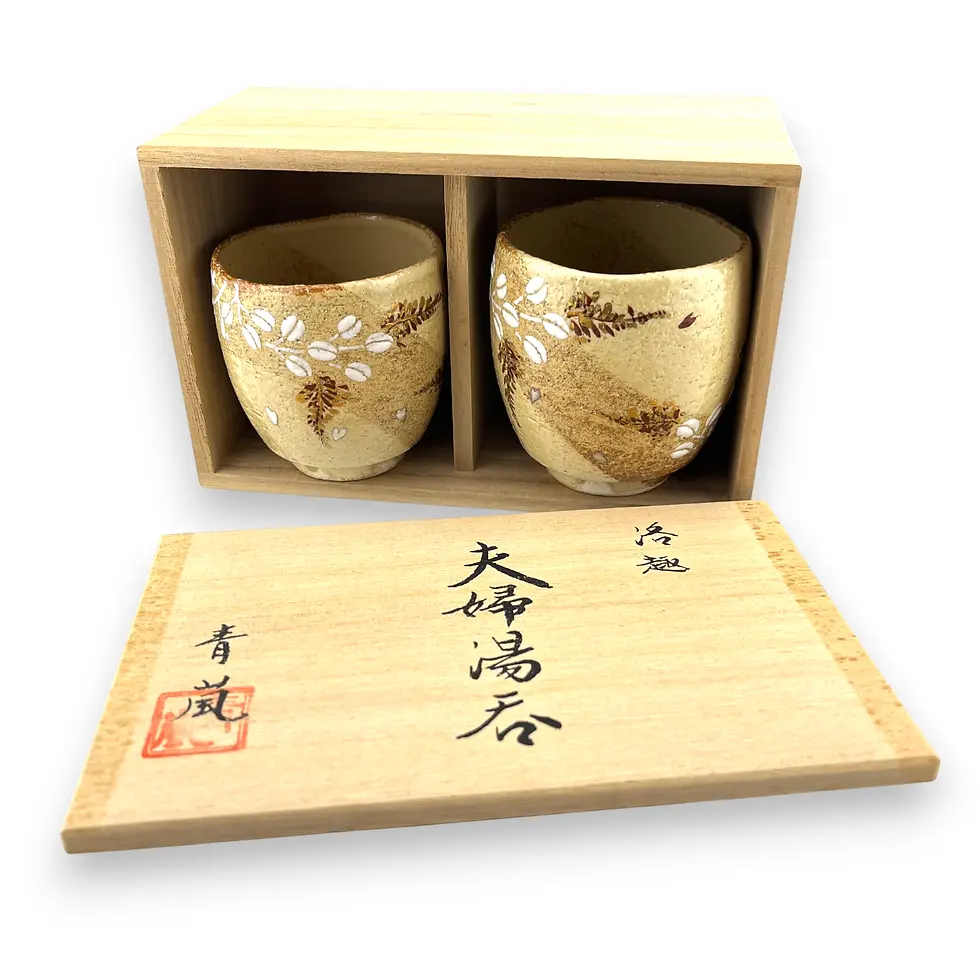 set yunomi tazze da te giapponesi