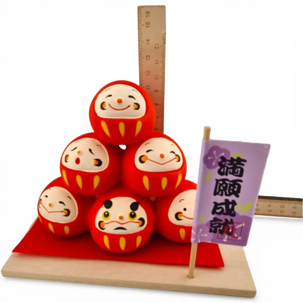 Miniatura: porta fortuna daruma