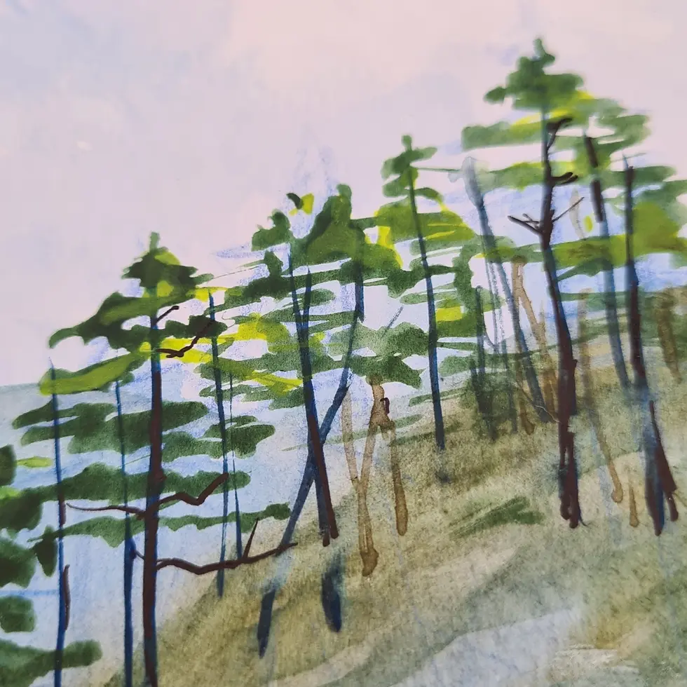 Miniatura: dipinto giapponese shikishi monte fuji