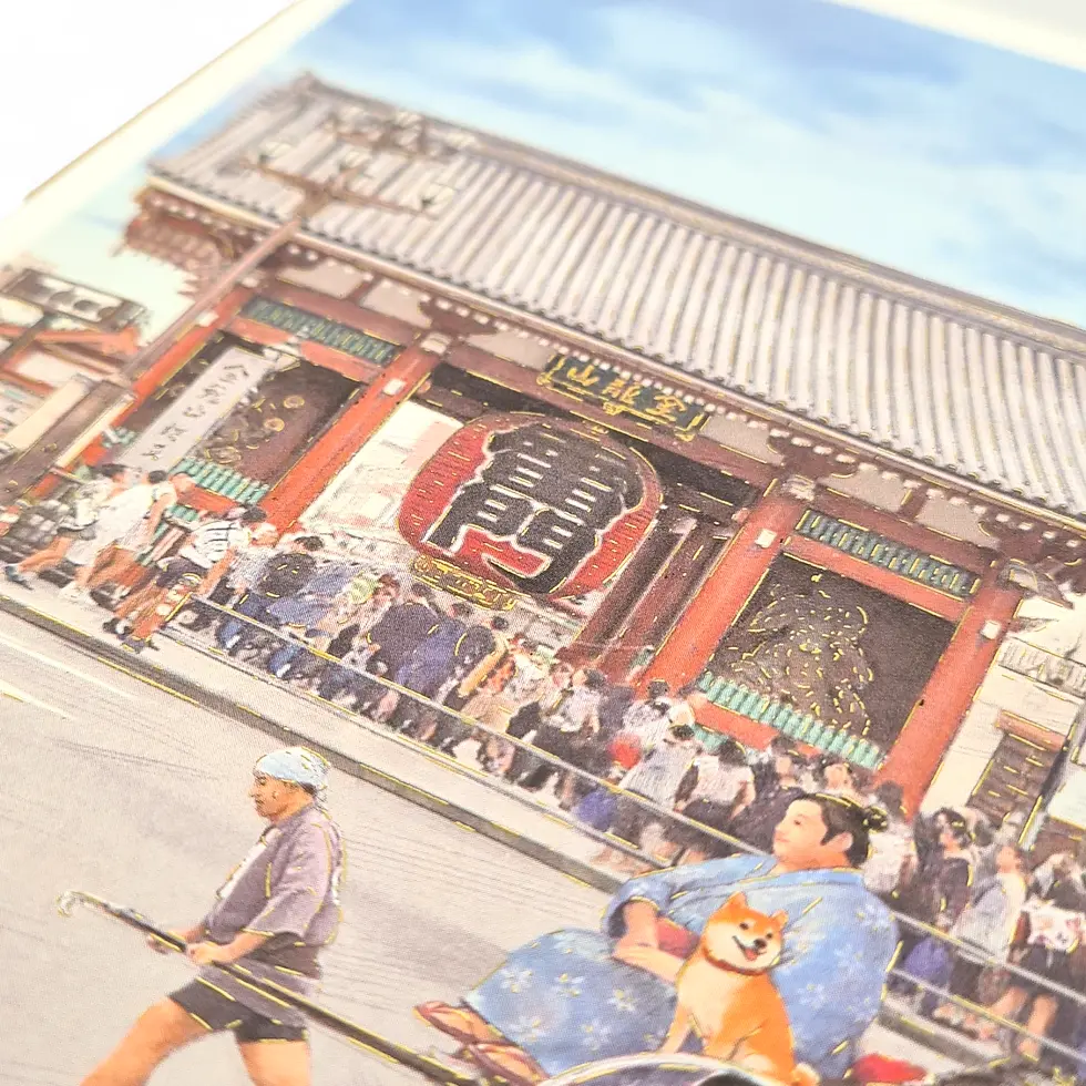 Miniatura: biglietto d'auguri giapponese sumo