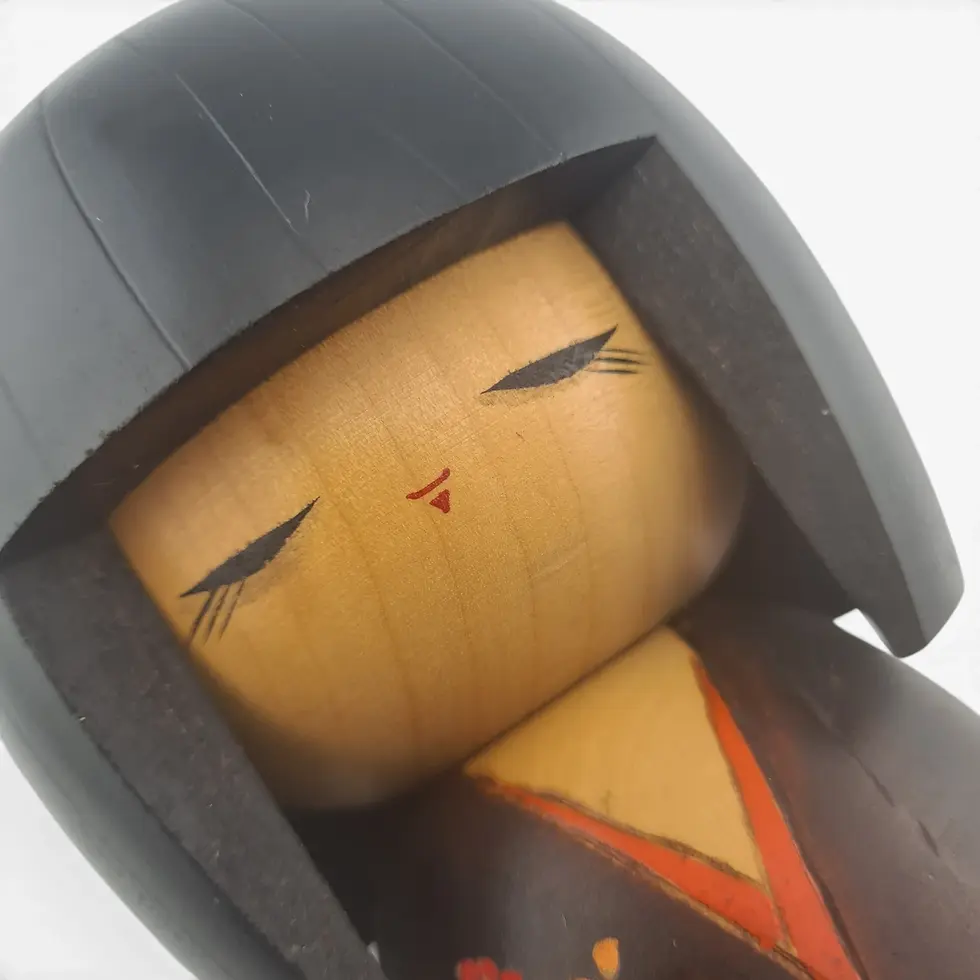 Miniatura: bambola giapponese kokeshi